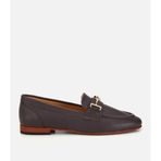 HOTİÇ Kadın Deri Kahverengi Yumuşak Dokulu Tokalı Klasik Loafer
