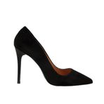 HOTİÇ Kadın Süet Deri Siyah Stiletto
