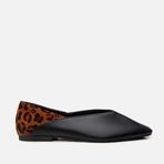HOTİÇ Mary Jane Leopar Desenli Kadın Babet LEOPAR-LEOPARD 40