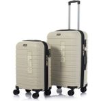 Hotowa Gold PP 8010 Ekru TSA Kilitli İkili Valiz Seti