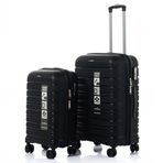 Hotowa Gold PP 8010 Siyah TSA Kilitli İkili Valiz Seti