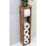 Hous Mobilya Wc Kağıtlık Tuvalet Kağıtlığı Ahşap Banyo