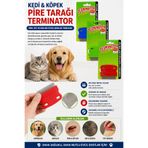 House Bird Kedi & Köpek Pire Tarağı Terminator Sık Dişli Bit Pire Temizleme Tarağı