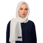 HOUSE OF MODEST- BEYAZ ŞİFON ŞAL STANDART