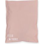House Of Pack Renkli Kargo Poşeti - 22x31 Cm - Pembe - 100 Adet - ' Hello I'm Yours ' baskılı