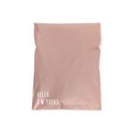 House Of Pack Renkli Kargo Poşeti - 22X31 cm - Rose - 100 Adet - ' Hello I'm Yours ' Baskılı