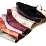 House of Silk %100 İpek Bal Rengi Ağız Maskesi Zincir Detaylı