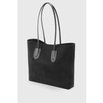 Housebags Kadın Süet Siyah Retro Shopper Çanta 264
