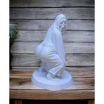HOUSETREND Dekoratif sevimli şakacı Biblo Twerk Yapan Hayalet Dekoratif Figür, Modern Tasarım, Mini Masa Süsü, Beyaz, Ofis ve Ev dekorasyon hediye