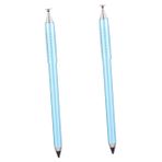 Housoutil 2 Adet disk kapasitif kalem ekran dokunmatik kalem dokunmatik ekran leri ışıklı çok fonksiyonlu evrensel kapasitif stylus ler cep telefonu tablet bakır