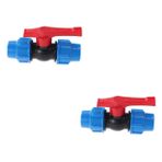 Housoutil 2 Adet Pirinç Hortum Kapatma Valfi Sprinkler Çek Valf Sprinkler Vanası Yağmurlama Aracı Anlık Sıcak Su ısıtıcı Sıhhi Tesisat Araçları Vanalar Pvc Vana Sulama Boru Vanası Boru Hattı
