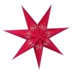 Housoutil 2 Yıldız Abajur Beyaz Fenerler Düğün Için Masa Lambası Gölge Noel Fener Abajur Şapkası Düğün Asılı Lamba Gölge Zemin Lambası Gölge Düğün Dekor Romantik Abajur Kırmızı Kağıt