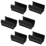 Housoutil 25 Adet Plastik Sandalye Ayağı U Şekilli Zemin Kayar Kapakları Kapak Ayak Pedi Mobilya Ayağı Için Kaymaz Sandalye Ayağı