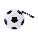 Housoutil 3 futbol kılıf kulaklık çantası kulaklık kutusu şarj kutuları kulaklıklar kablosuz şarj kutusu sevimli telefon tutucu kulaklık depolama tutucu bilgisayar