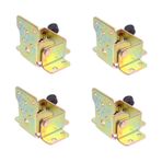 Housoutil 4 Adet Katlanır Menteşe Katlanır Menteşe Braketi Sandalye Ayağı Katlanabilir Destek Sandalye Kilitleme Masa Köşeli Ayraçlar Sandalye Masa Raf Aparatı Uzatmak Katlanır Masa Ütü