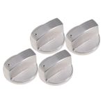 Housoutil 4 anahtar düğmesi ankastre ocak Yükseltilmiş tutma kolu soba anahtar düğmelerinin değiştirilmesi topuzu soba düğmelerinin değiştirilmesi soba düğmesi Çinko