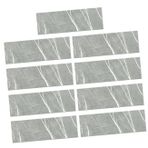 Housoutil 9 Adet Kendinden Yapışkanlı Duvar Çıkartmaları Diy Kiremit Vinyls Kiremit Için Köpük Çıkartmalar Banyo Paneli Kaplama 3d Köpük Çıkartması 3d Duvar Kağıdı 3 Boyutlu Mermer Astar Eva