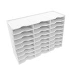 Housoutil Masaüstü Saklama Kutusu Cep Telefonu Saklama El Sanatları Malzemeleri Düzenleyici Mürekkep Pedi Düzenleyici Cep Telefonu Tutucu Damga Pedi