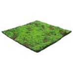 Housoutil Simülasyon Yosun Çim Mini Kaplar Şeffaf Perdeler Kendinden Yapışkanlı Yaka Düz Renk Perdeler Taşınabilir Kaplar Ayarlanabilir Maske Kapalı Çim Yapay Broşlar Kilim Plastik Green