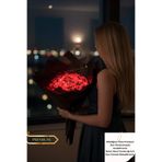 HOVARDA Led Işıklı Kırmızı Kelebek Buketi Premium Model Sevgiliye Özel Hediye Çiçek Doğum Günü Kız Arkadaşa