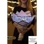 HOVARDA Led Işıklı Marka Kelebek Buketi Premium Model Sevgiliye Özel Hediye Çiçek Doğum Günü Kız Arkadaşa