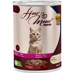How Meow Biftekli Yetişkin 12x400 gr Yaş Kedi Mama