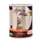 How Meow Somonlu Jöleli Parça Etli 400 gr Yetişkin Kedi Konservesi