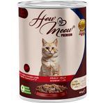 How Meow Tavuk Ciğerli Yetişkin Kedi 12x400 gr Yaş Mama