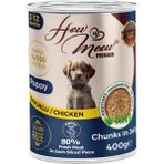 How Meow Tavuklu 12x400 gr Yavru Köpek Yaş Mama