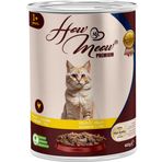 How Meow Tavuklu Yetişkin Kedi 12x400 gr Yaş Mama