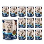 How Meow Yetişkin Köpek Balıklı ve Jöleli Konserve Yaş Mama 400 Gr x 12 adet