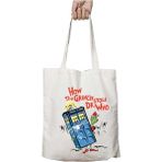 How The Grinch Stole Dr Who On Light Iki Taraf Kalıcı Yıkanabilir Okul Plaj Omuz Bez Çanta