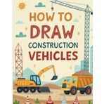 How to Draw Construction Vehicles: Step-by-Step Guide for Kids to Learn Drawing Cranes, Trucks, Excavators, and More