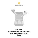 howear Air 2 SE TWS Bluetooth 5.0 Kablosuz Kulak İçi Kulaklık Beyaz
