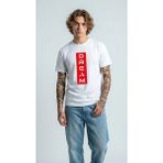 Hoxie Unisex Düz Renk Dream Dijital Baskılı Bisiklet Yaka Basic Tişört - 0 Beyaz - XL