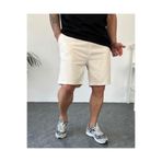 hoz fashion ERKEK KREM KETEN ŞORT