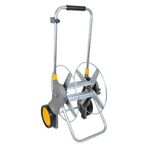 Hozelock 2460H 90 m Kapasiteli Tekerlekli Metal Hortum Toplama Sarma Arabası