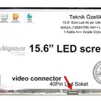 HP 15-R010ST G7X48EA 15.6 Slim Led 40 Pin Uyumlu Lcd Ekran Panel