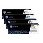 HP 201A CF400A-CF401A-CF402A-CF403A M252dw Orjinal Toner 4'lü Set