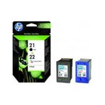 HP 21 Siyah/22 Üç Renkli 2'li Mürekkep Kartuş