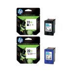 HP 21XL + 22XL C9351CE + C9352CE Siyah ve Renkli Kartuş S