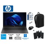 HP 250 G10 B2NC4ES I5-1334U 16 GB 512 GB 15.6" W11PRO Fhd Duddi Çanta+Mouse+Mousepad+Usbbellek+Temizlikkit