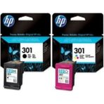 HP 301 2'li Kartuş Seti Siyah ve Renkli Yüksek Verimlilik ile Profesyonel Baskı Çözümü - Renkli - Siyah