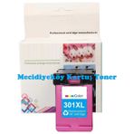HP 301XL-CH564EE (1000-1010-1050-1510-1512-1514-2000-2050-2054-2510-2514-2540-2542-2544-2549-3000-3050-3052-3054-3055-3057-3059-2620-2622-2624-4630-4632-4634-4636-ENVY 4500-5530) Muadil Renkli Kartuşu