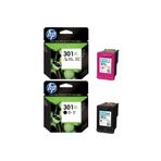 HP 301xl Kartuş Siyah-renkli Set N972ae Deskjet 1510/1050/2050/3050