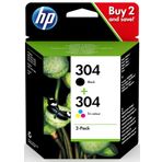 HP 304 3JB05AE Siyah-Renkli Multi Paket Kartuş
