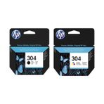 Hp 304 Siyah Ve Renkli 2'Li Kartuş Seti Hp2633 2632 2620