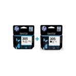 HP 305 Deskjet 2723 Siyah 2'li Orjinal Kartuş Seti