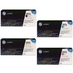 HP 307A CE740A-CE741A-CE742A-CE743A CP5225 Orjinal Toner 4'lü Set