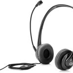 HP 3,5 mm Stereo Kablolu İş Kulaklığı, Dizüstü Bilgisayar/Masaüstü/PC/MAC için Mikrofonlu Müşteri Hizmetleri Kulaklığı